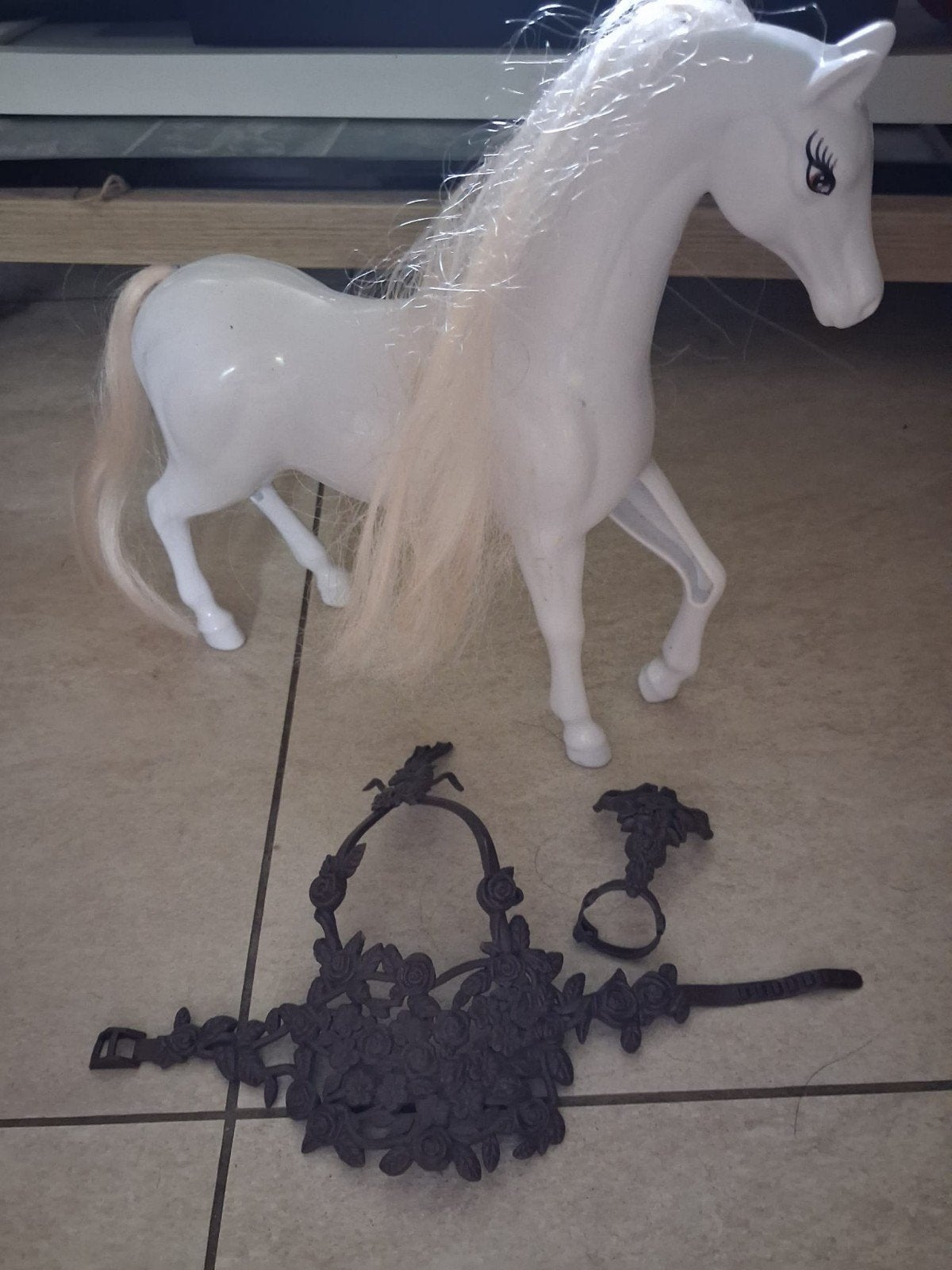 Grote set meisjes poppen met accessoires en kleding, Ophalen, Gebruikt, Barbie