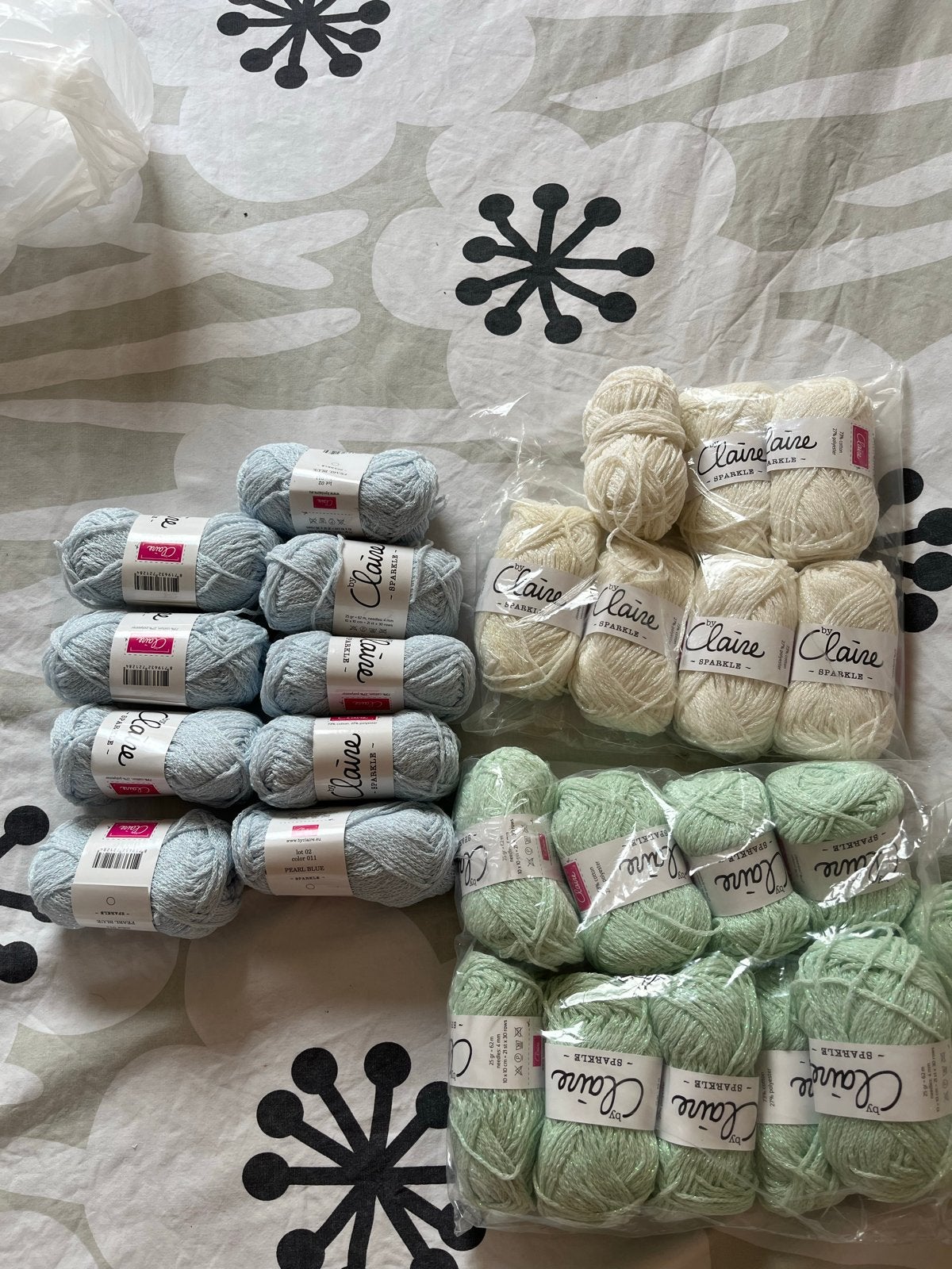 Claire Sparkle Wol/Garen - Diverse Kleuren, Hobby en Vrije tijd, Ophalen of Verzenden, Nieuw, Breien of Haken, Wol of Garen