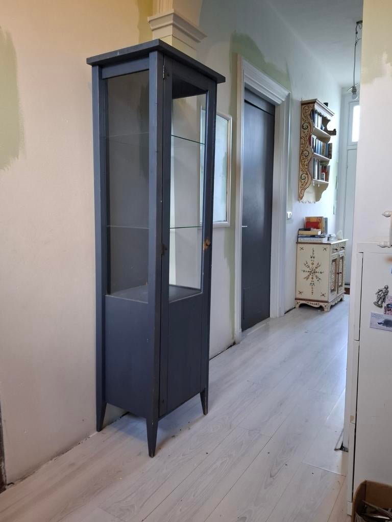 Ikea vitrinekast Hemnes, Huis en Inrichting, Gebruikt, Hemnes, 150 tot 200 cm, 25 tot 50 cm