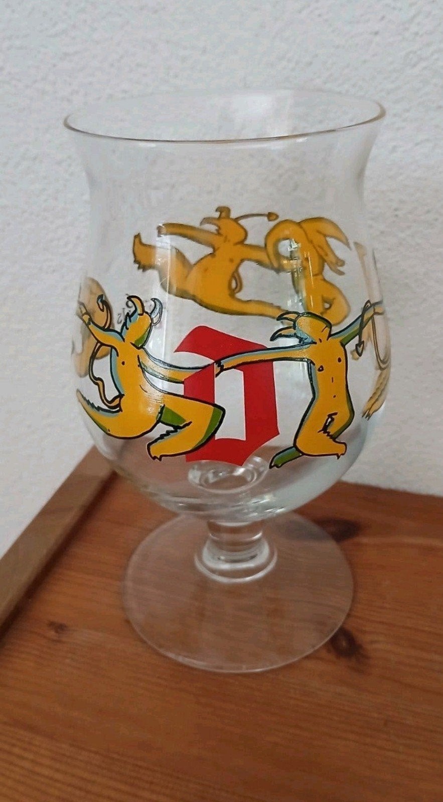 Duvel glas, Verzenden, Zo goed als nieuw, Glas of Glazen, Duvel