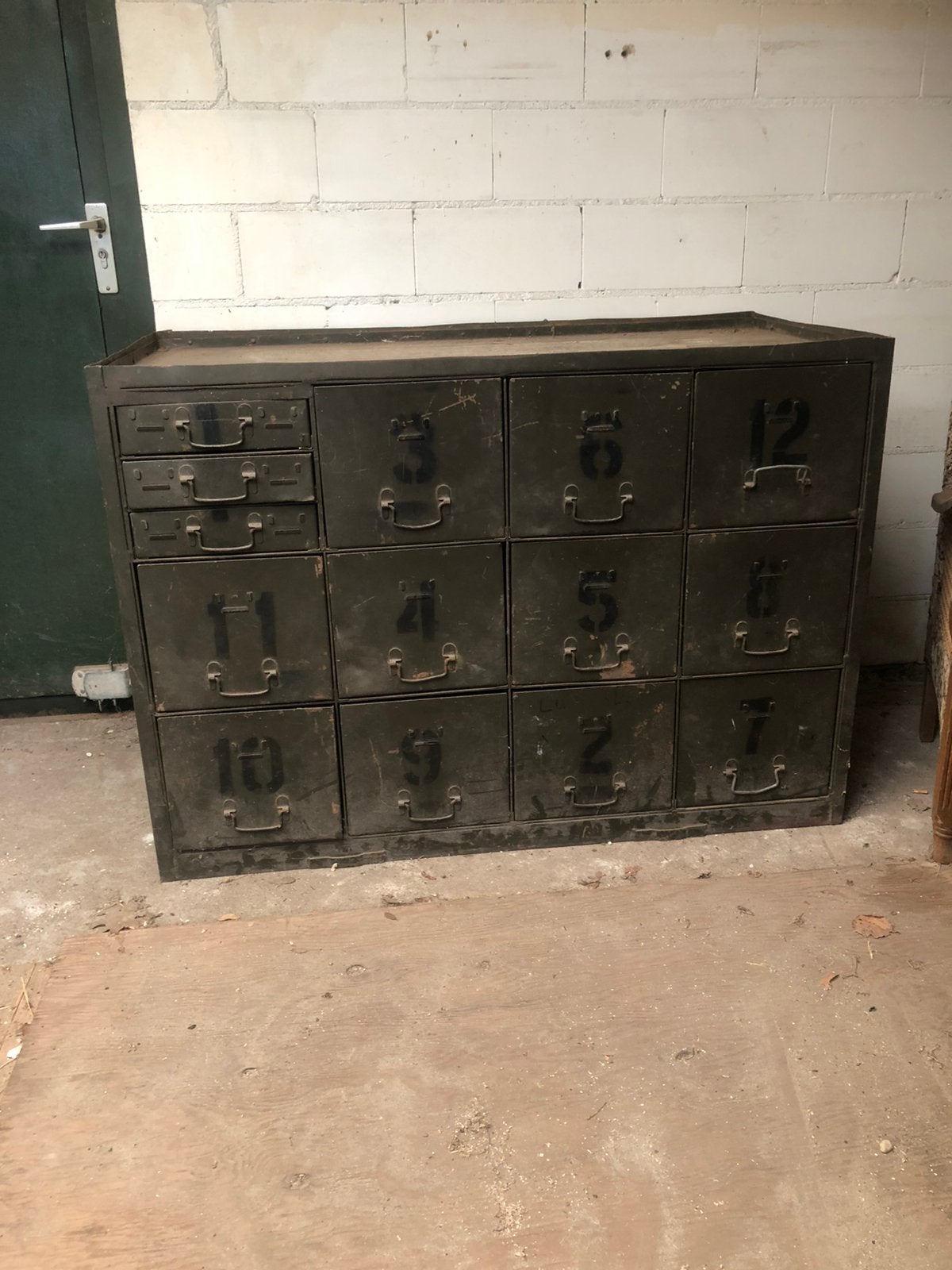 Vintage, industriële laden kast, Ophalen, Gebruikt, 50 tot 100 cm, Minder dan 100 cm