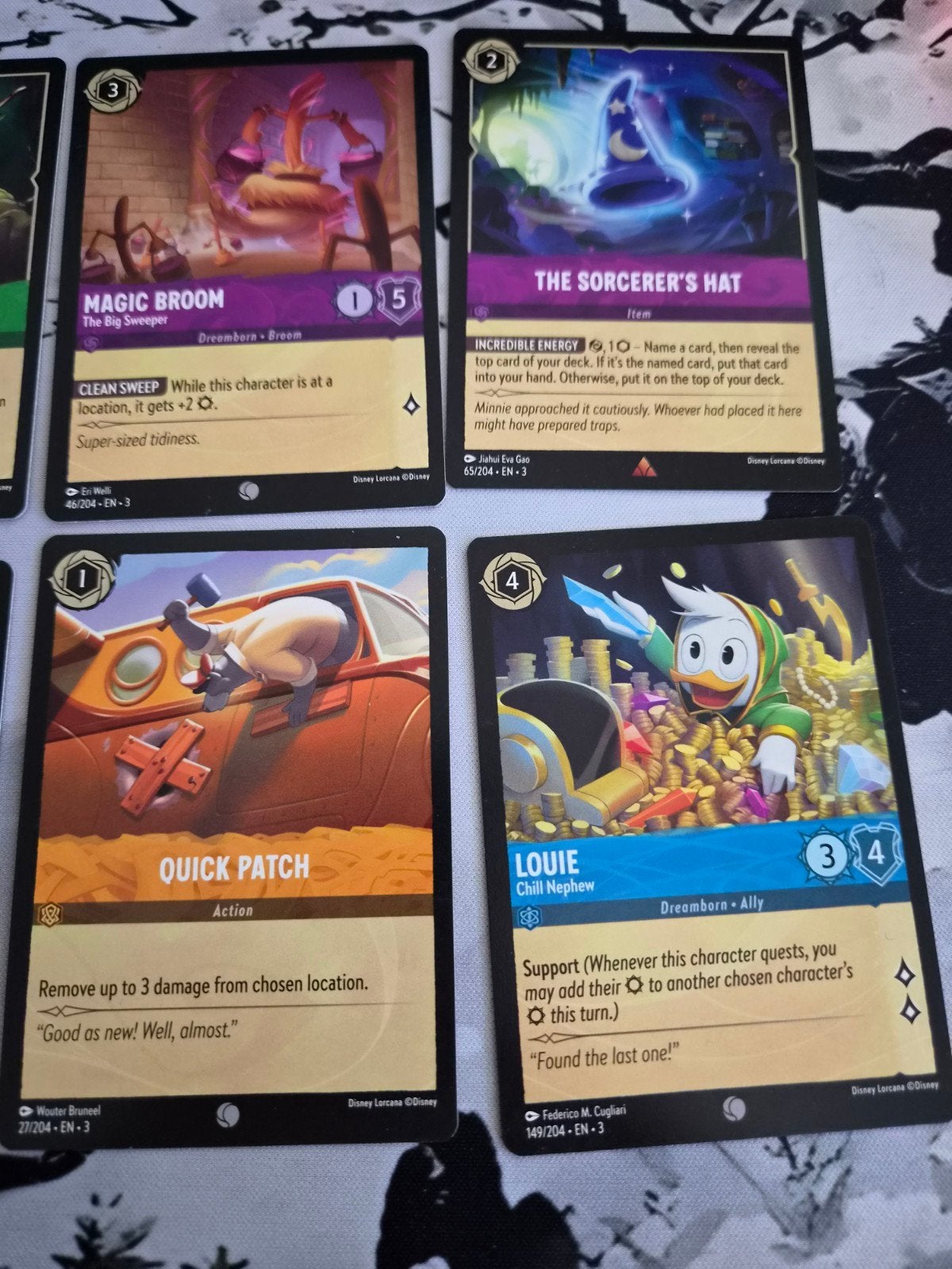 Disney Lorcana Kaarten - Diverse Set, Ophalen of Verzenden, Zo goed als nieuw, Meerdere kaarten