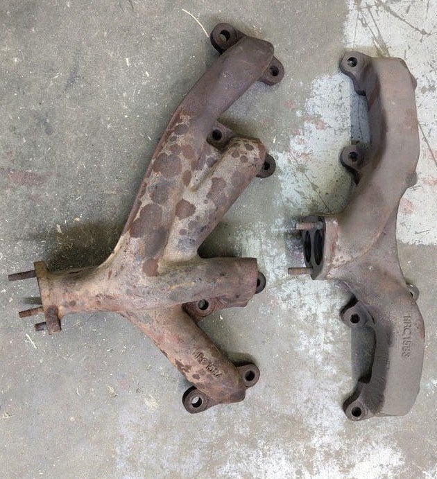 land rover range Rover v8 motor uitlaatspruitstukken, Auto-onderdelen, Ophalen of Verzenden, Gebruikt, Rover