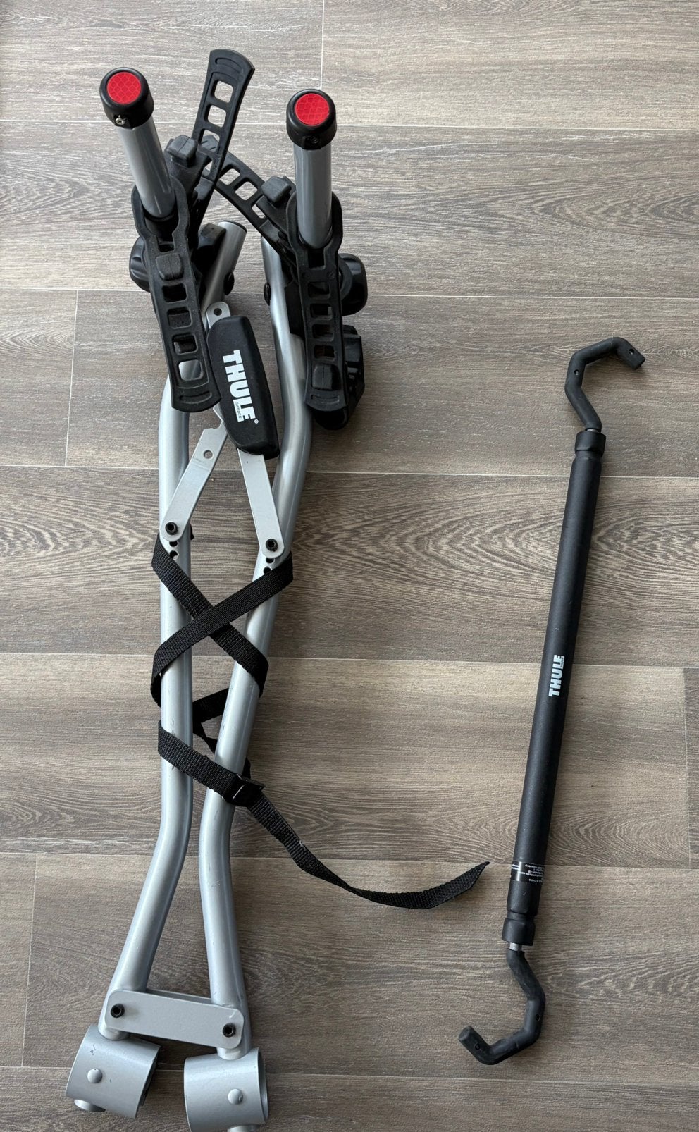 Thule fietsendrager + adapter, Ophalen, Zo goed als nieuw, Trekhaakdrager