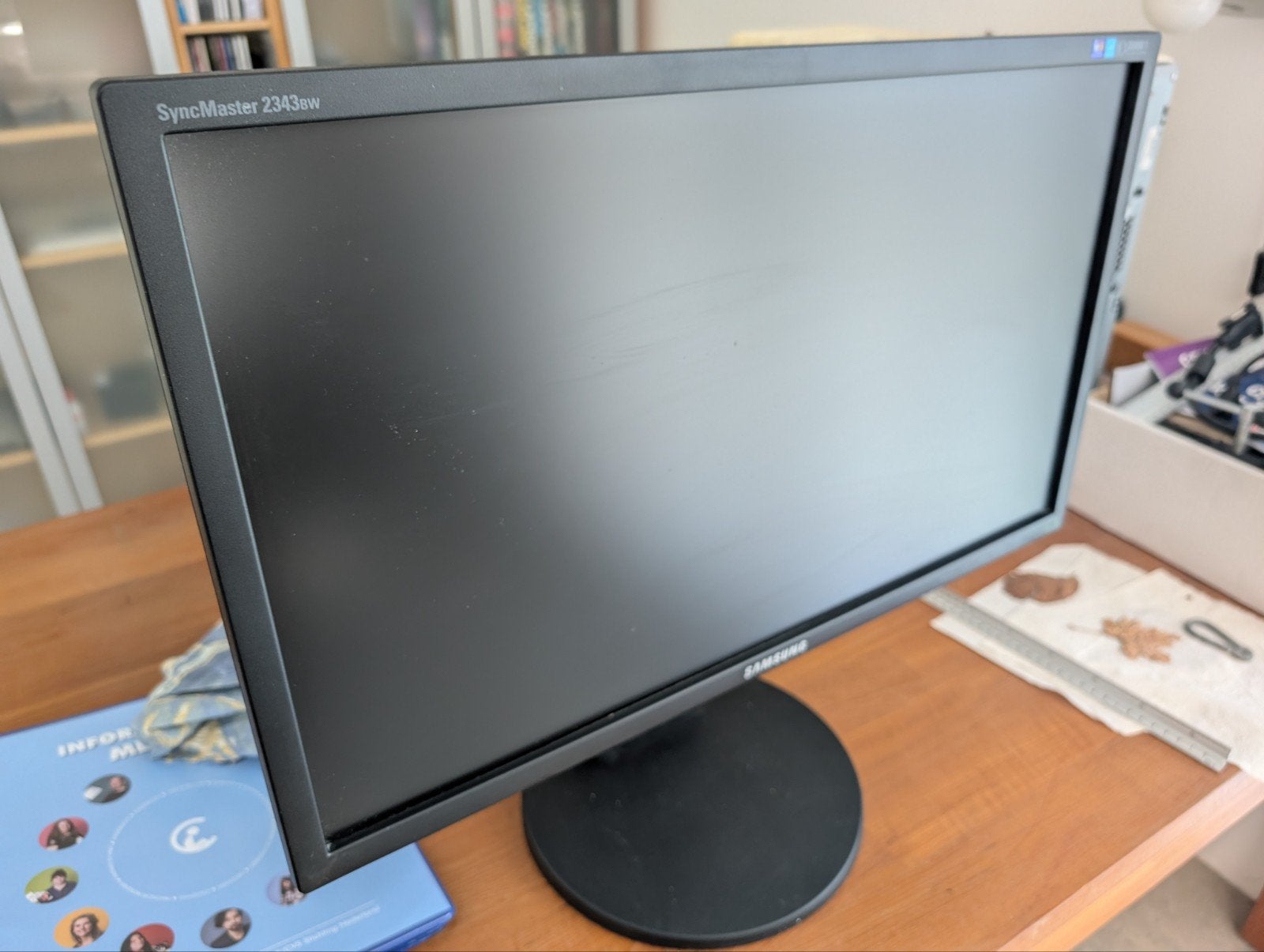 Samsung Syncmaster 2343BW -  23" - 2048 x 1152 pixels, Computers en Software, Monitoren, Ophalen, Gebruikt, Full HD, In hoogte verstelbaar
