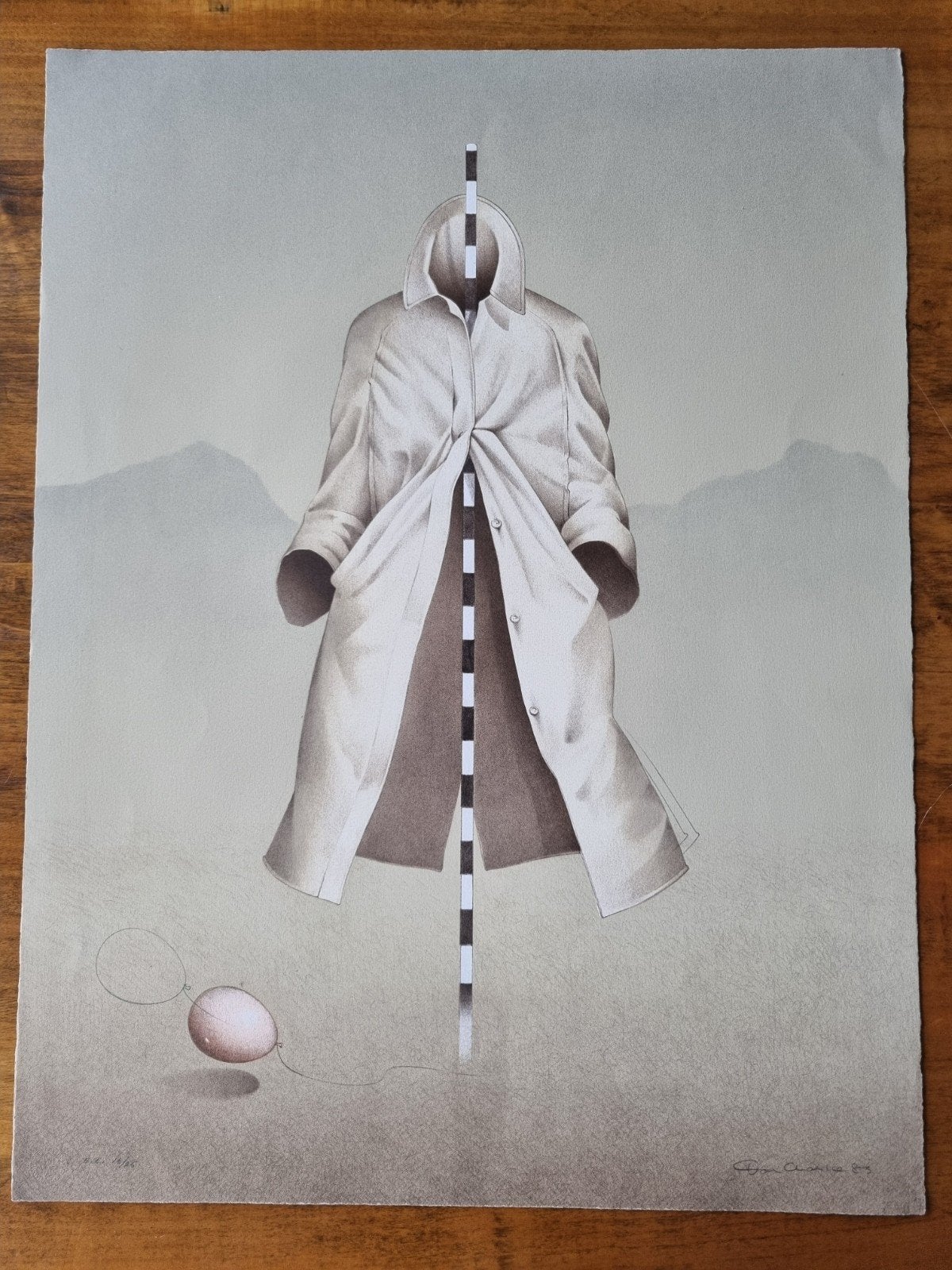 Limited Editon Litho DON CLARK E E. 16/25, Ophalen of Verzenden, Papier/karton, Gesigneerd, Gemengde techniek