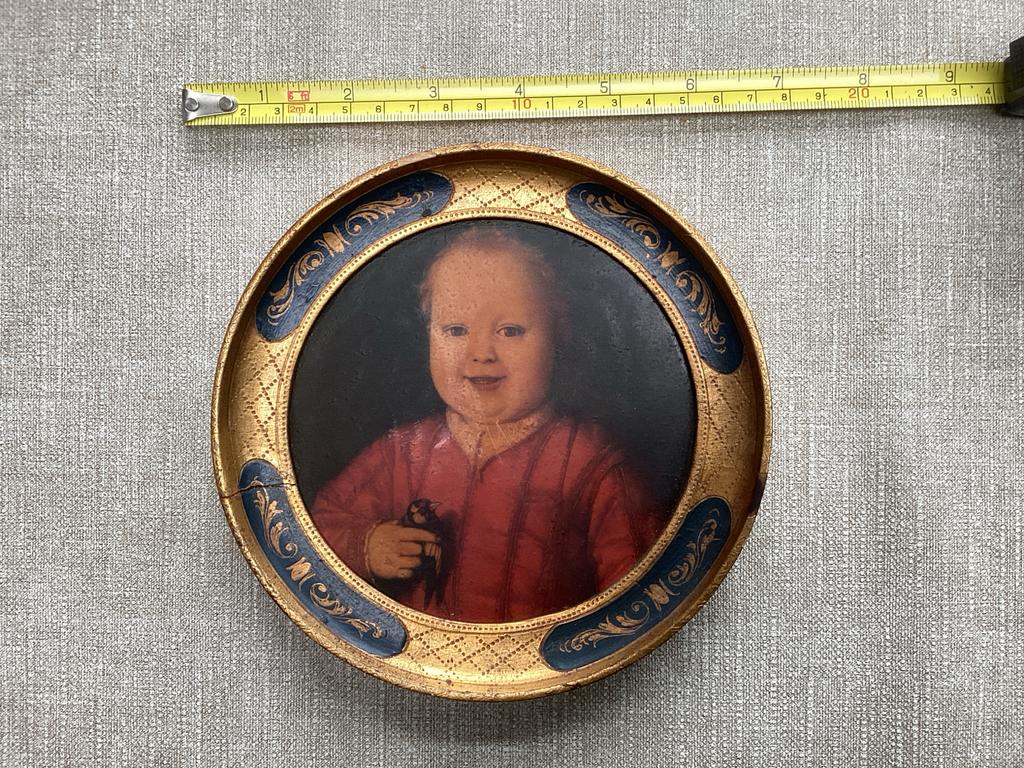 Florentijnse reproductie tondo L. Pistone, Ophalen of Verzenden