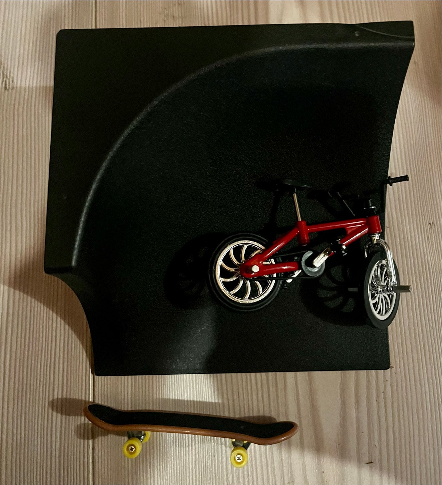 Mini BMX en skateboard set - Speelgoed, Ophalen of Verzenden, Gebruikt