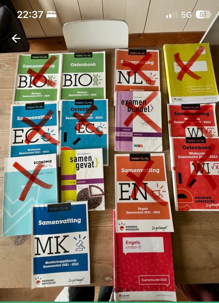 €3p/st Examenbundel/samenvattingen vmbo-TL, Boeken, Schoolboeken, Ophalen of Verzenden, Gelezen, VMBO, Biologie