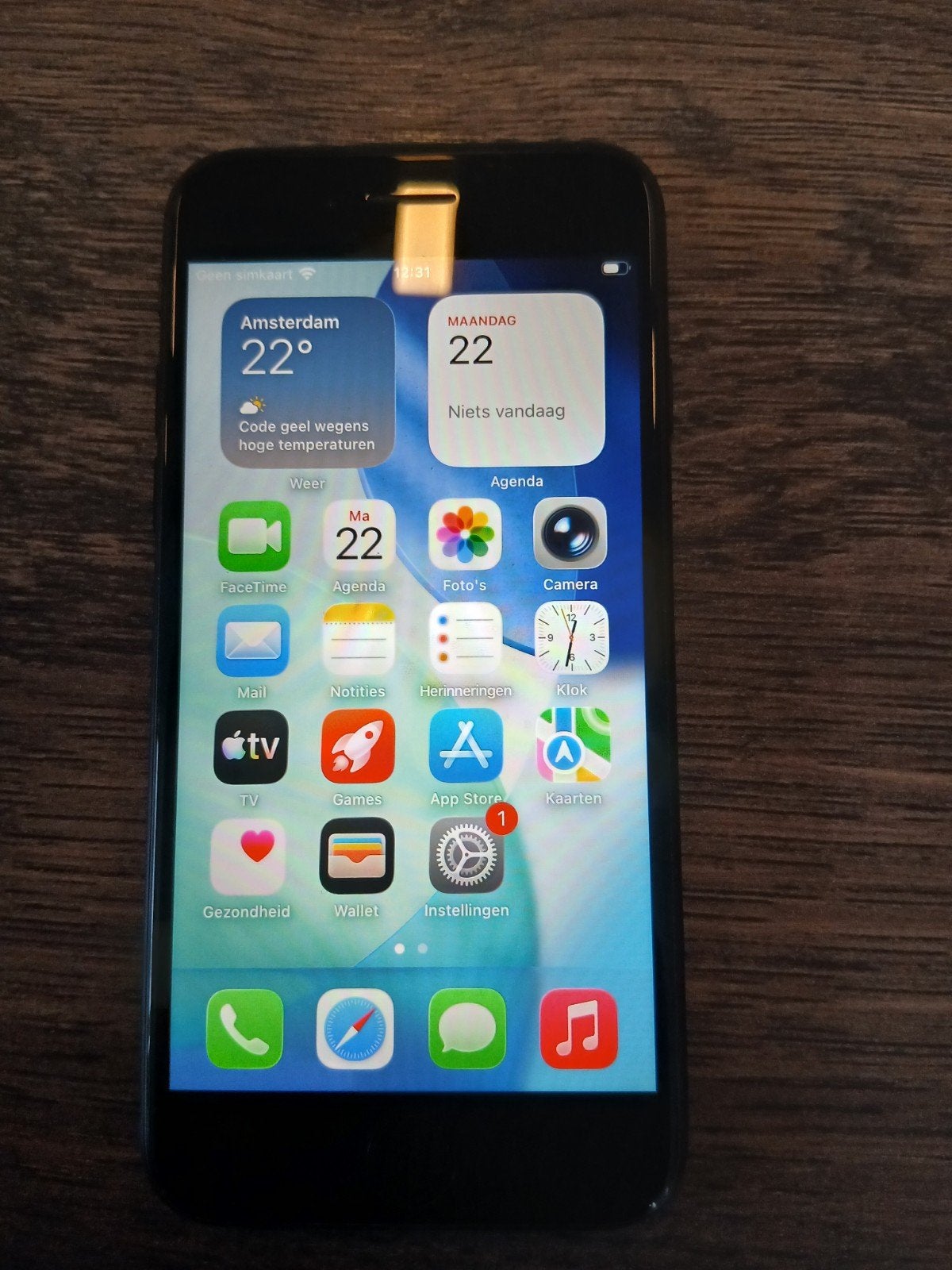 iPhone SE 64GB Zwart - Zo goed als nieuw, Telecommunicatie, Mobiele telefoons | Apple iPhone, Ophalen, Zwart, Zo goed als nieuw