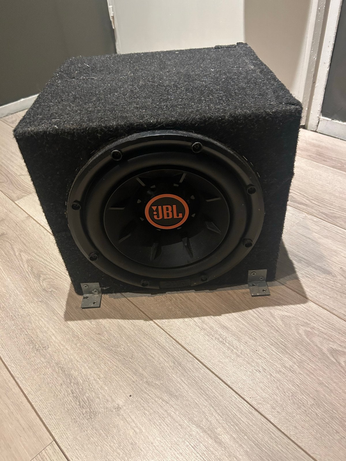 JBL Subwoofer met Caliber Racing Subwoofer, Ophalen, Gebruikt