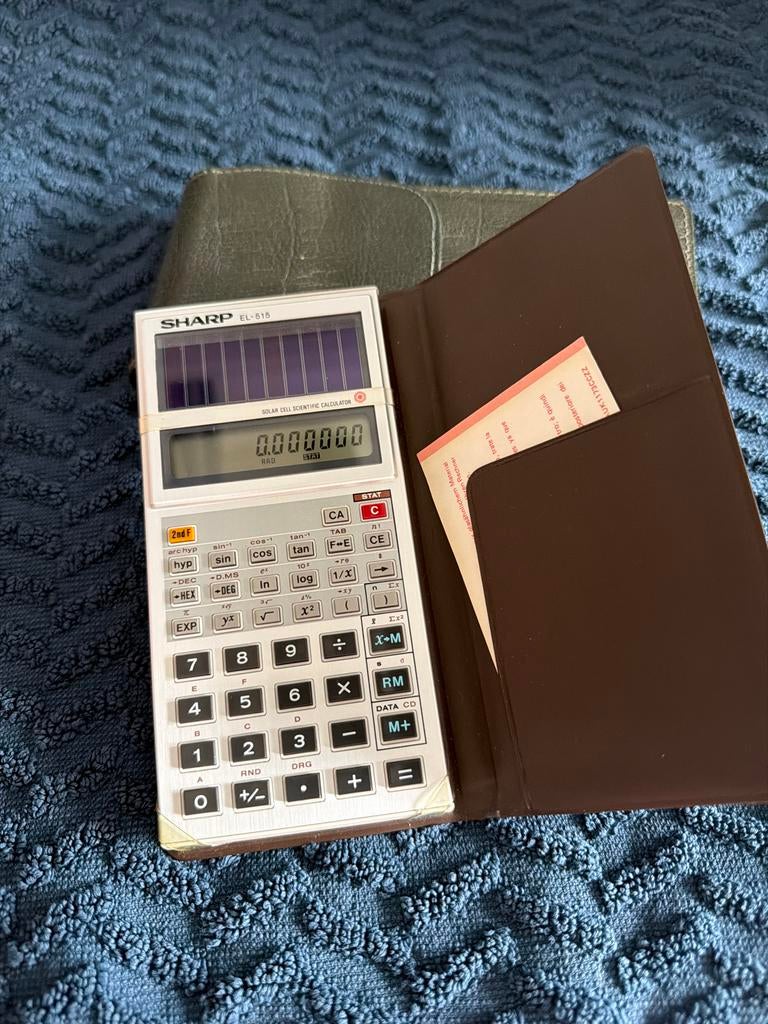 Sharp el-515 rekenmachine | vintage, Ophalen of Verzenden