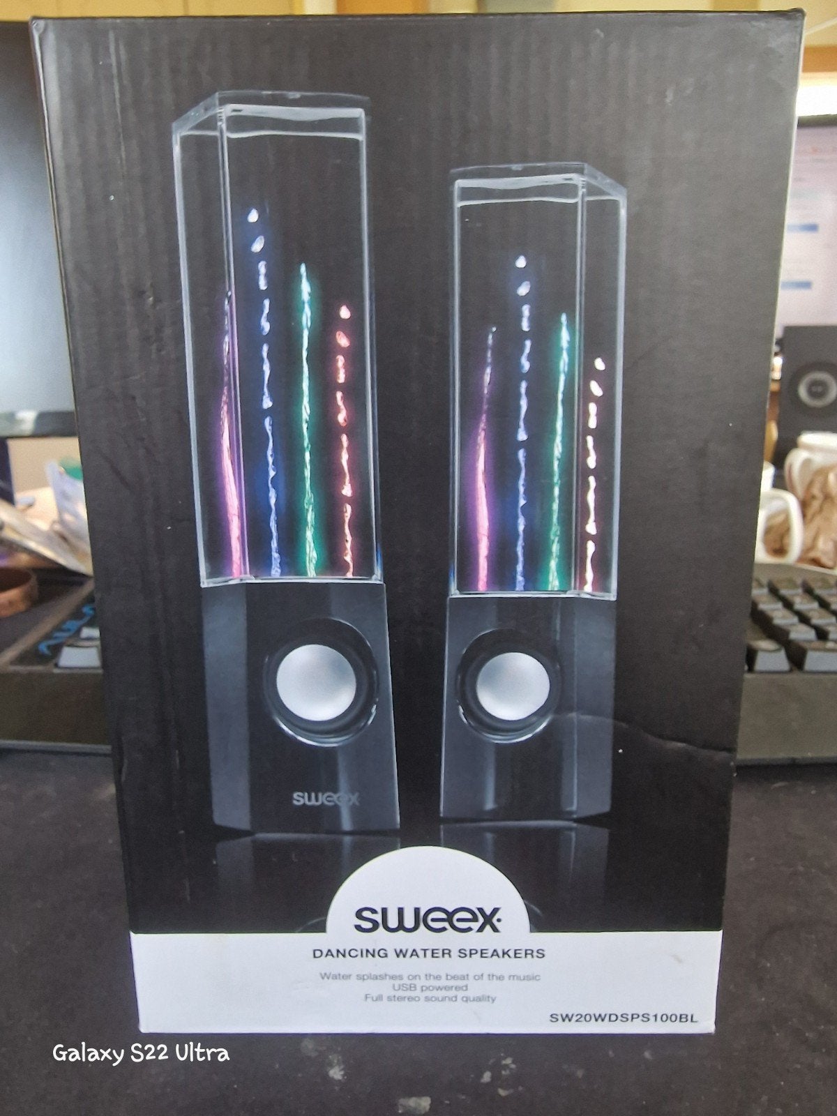 Sweex Dancing Water Speakers - SW20WDSP100BL, Ophalen of Verzenden, Zo goed als nieuw, Audiokanaal 2, Sweex