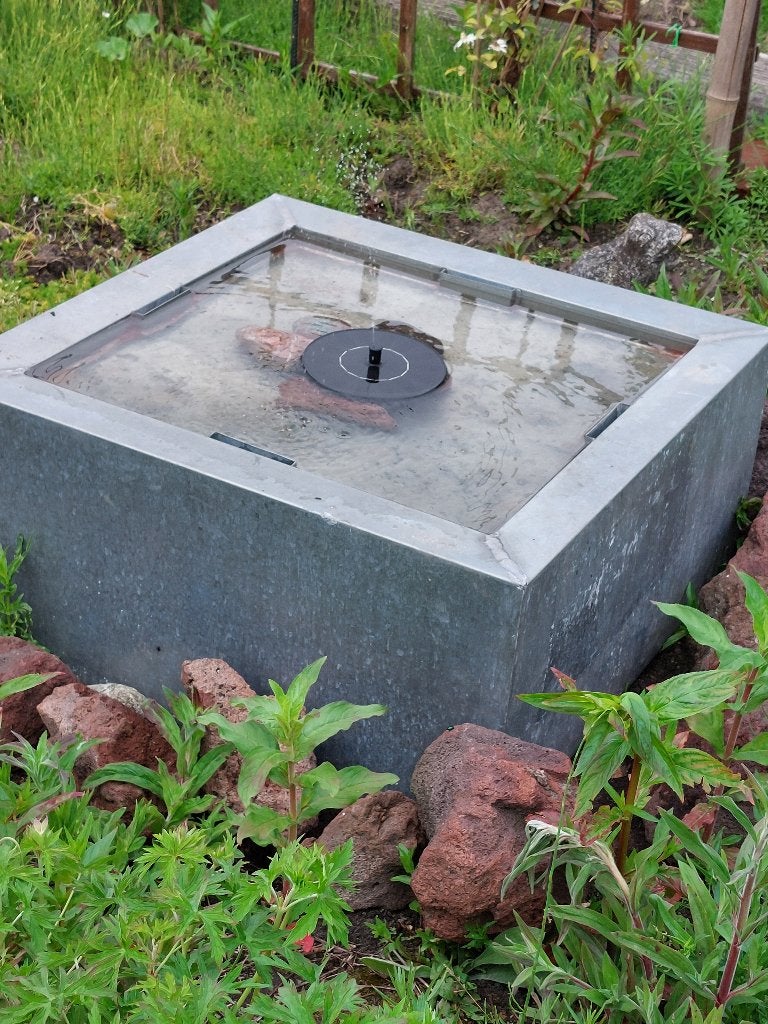 Zinken waterornament 70 x 70x 32 hoog, Tuin en Terras, Ophalen, Gebruikt