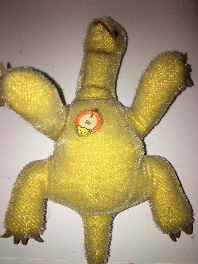 Slo de schildpad. Heeft nog zijn etiketje van Steiff, Ophalen