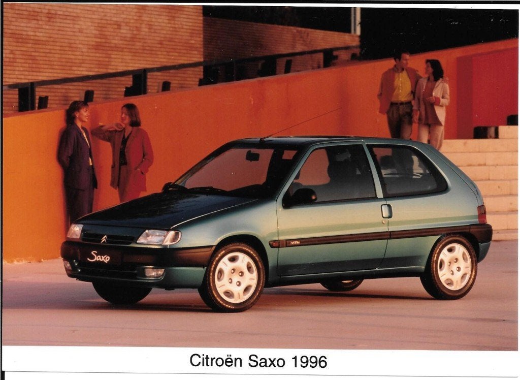 4 persfoto's Citroën Saxo, 1996, Ophalen of Verzenden, Nieuw, Citroën