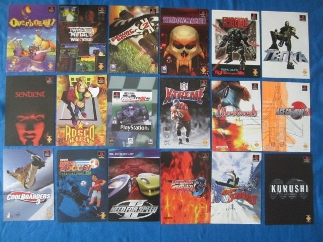 Playstation Promo flyers, Overige genres, 1 speler, Ophalen of Verzenden, Zo goed als nieuw