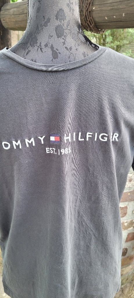 TOMMY HILFIGER grijs shirt tshirt maat L ipst, Maat 52/54 (L), Tommy Hilfiger, Ophalen of Verzenden, Grijs