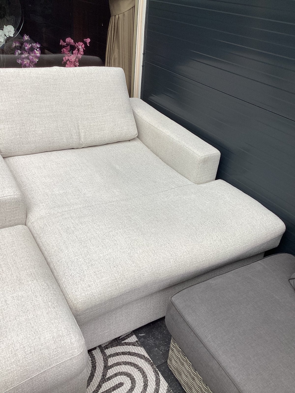 1 Lounge bank, Ophalen, Zo goed als nieuw, Vierpersoons of meer