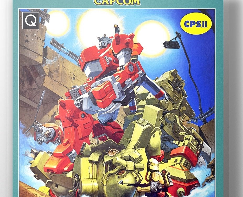 Armored Warriors Arcade Poster Capcom Mecha Game Art, Verzamelen, Verzenden, Nieuw, A1 t/m A3, Film en Tv