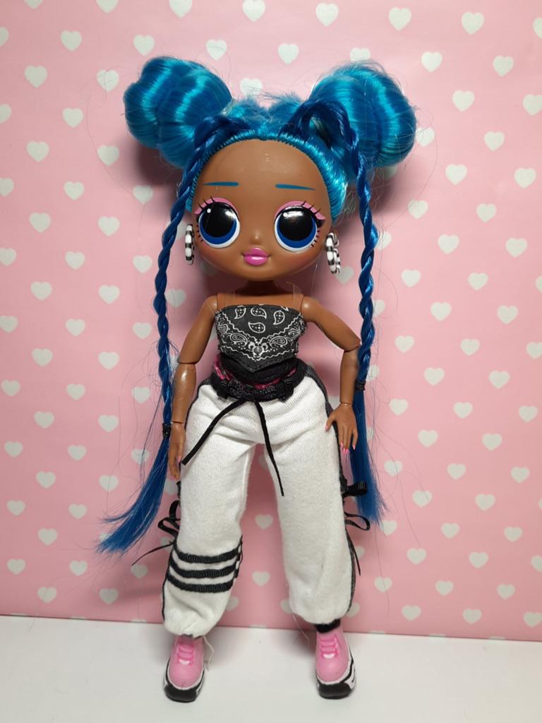 L.O.L. Surprise! O.M.G. Serie 3 Modepop - Chillax Blauw Haar, Ophalen of Verzenden, Zo goed als nieuw, Overige typen