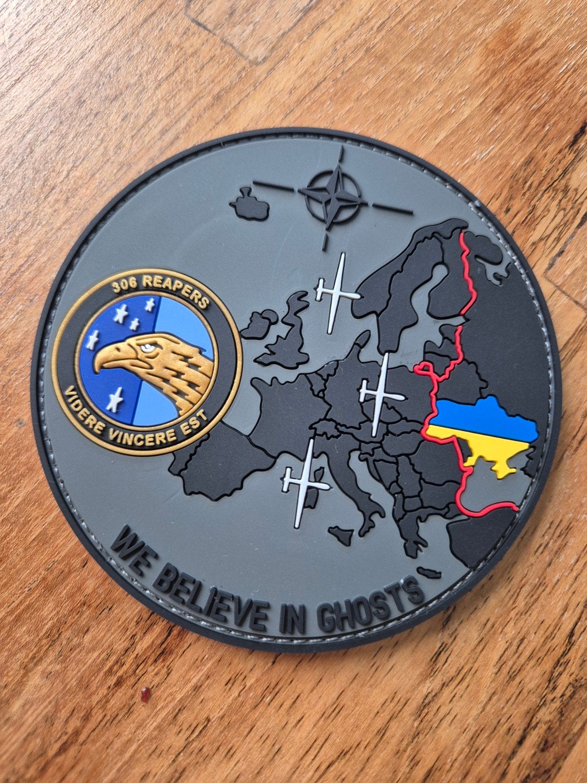 306 squadron we believe in ghosts patch, Ophalen of Verzenden, Luchtmacht, Nederland, Embleem of Badge