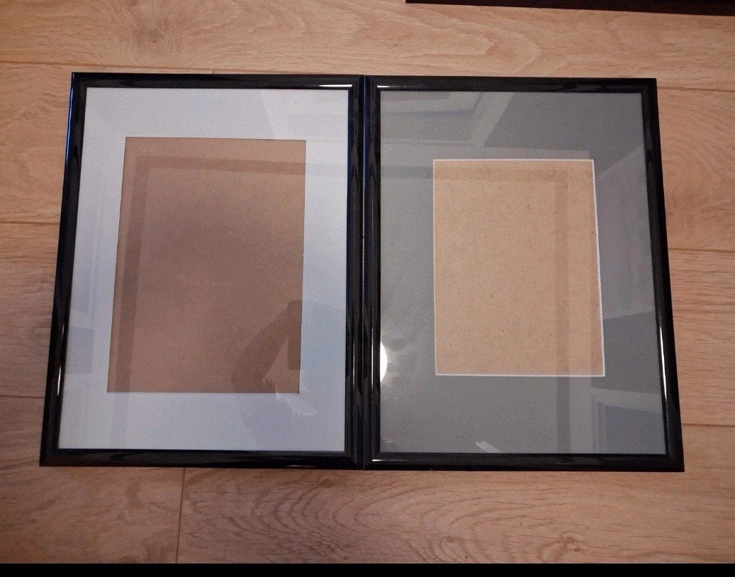 2 foto lijsten 30x40 cm zgan, Kunststof, Ophalen of Verzenden, Zo goed als nieuw, Fotolijst