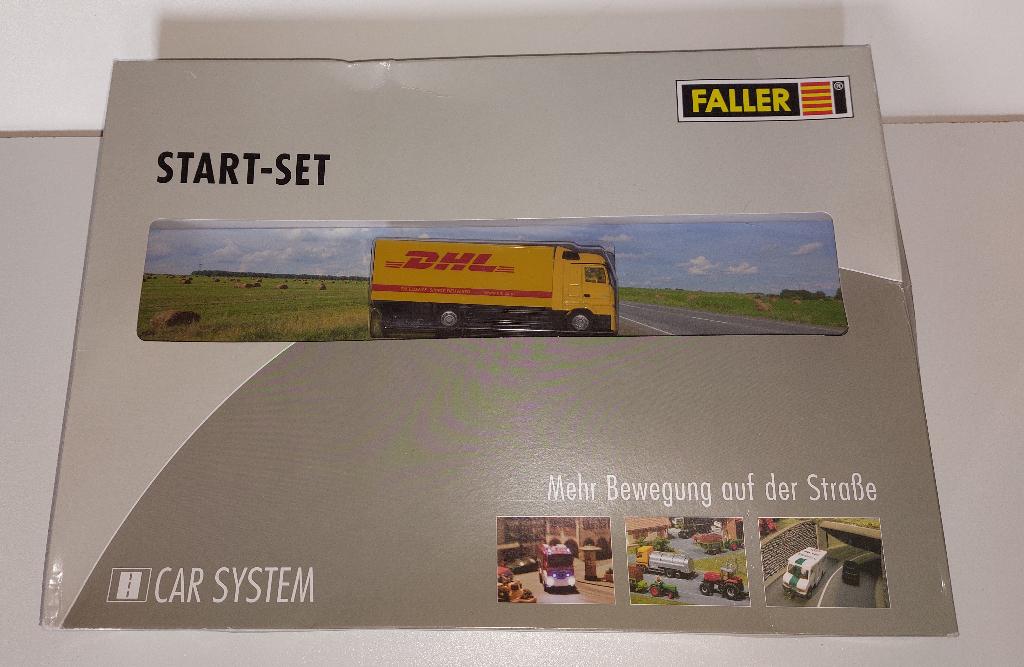 Faller H0 161507 - Carsystem met MB DHL truck in ovp, Overige merken, Wisselstroom, Overige typen, Nieuw