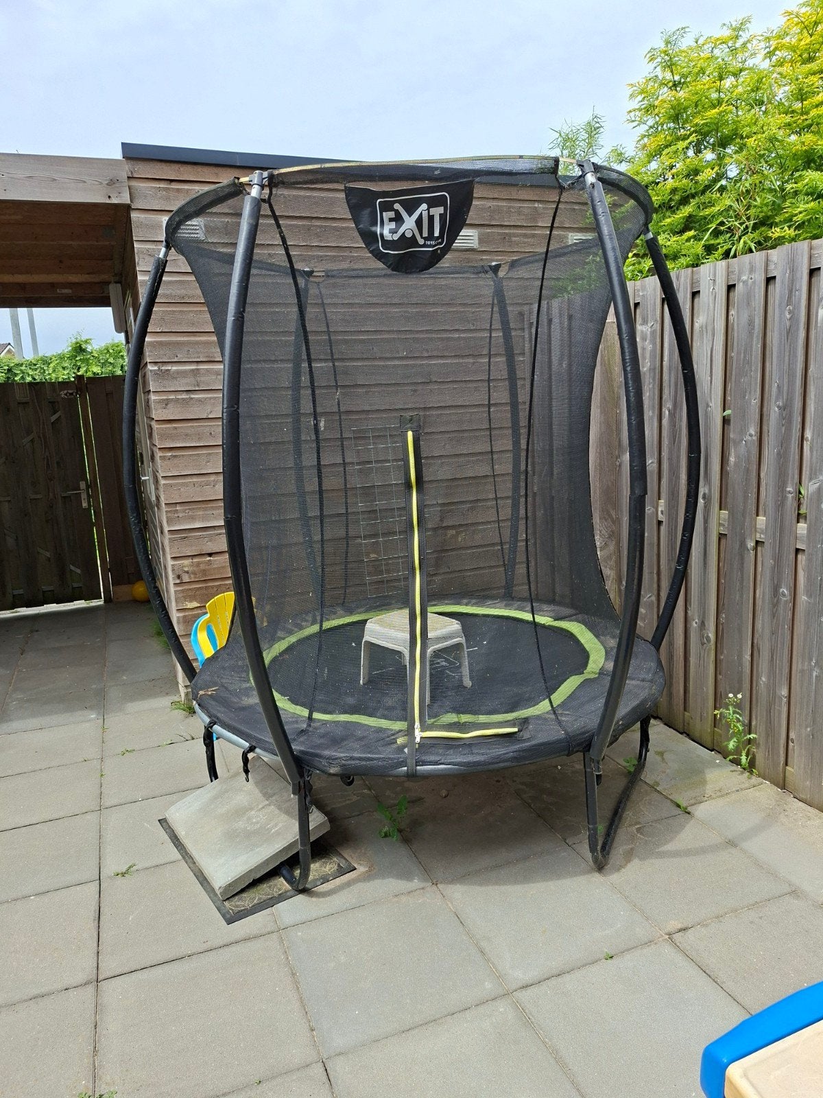 Te koop trampoline, Ophalen, Zo goed als nieuw