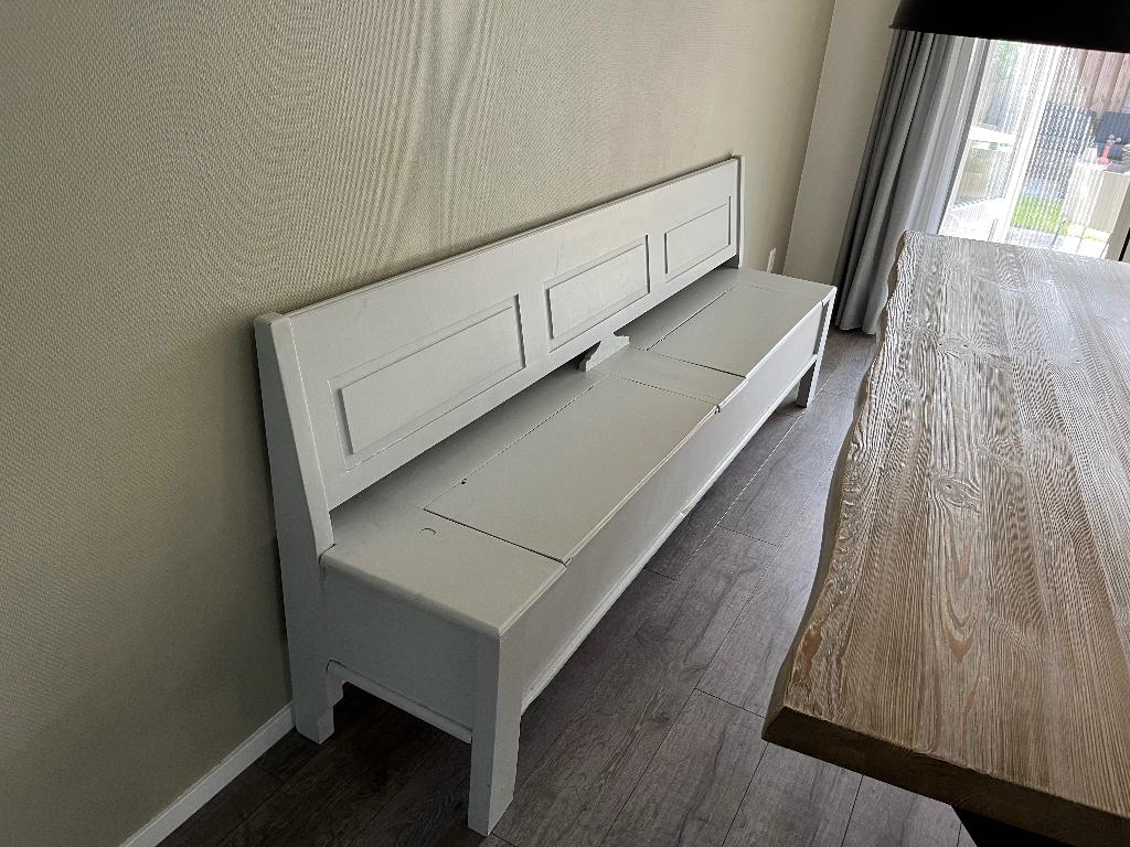 Bank, Huis en Inrichting, Ophalen, Gebruikt, Minder dan 75 cm, Landelijk
