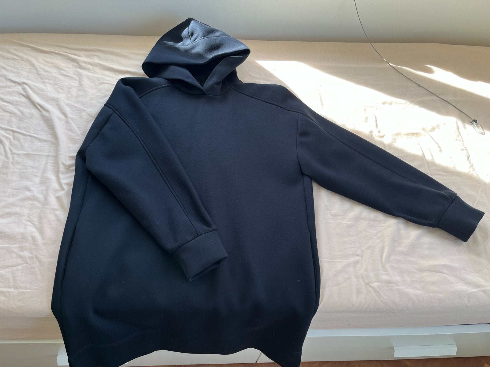 COS Zwarte Oversized Hoody Overshirt/Trui - XS/S, Ophalen of Verzenden, Zo goed als nieuw, Maat 34 (XS) of kleiner, Zwart