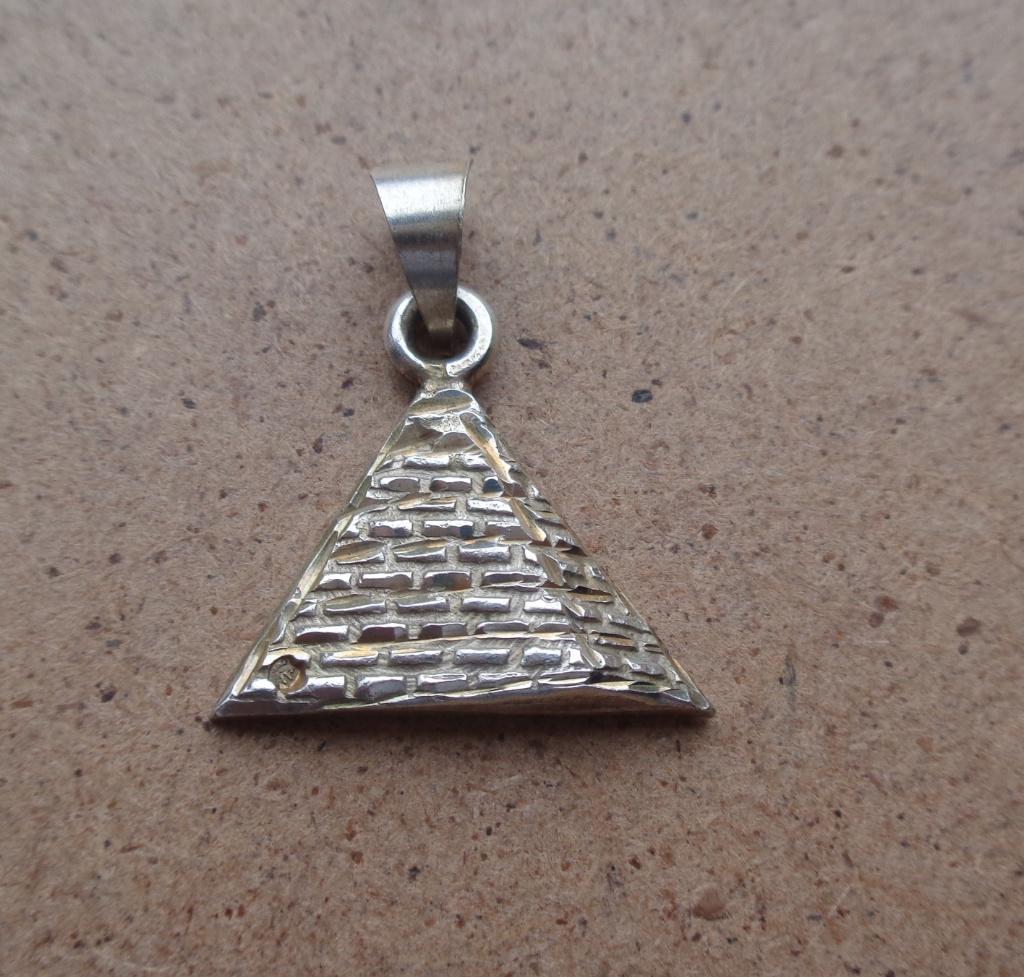 zilveren hanger piramide [1132], Verzenden, Zo goed als nieuw, Zilver, Zilver