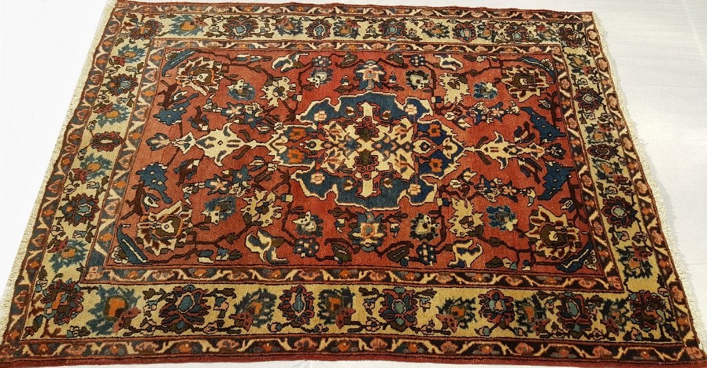 Perzisch tapijt isfahan 200 x 145/Kleed/Kelim/Oosterse/Loper, 100 tot 150 cm, Www.simatapijten.nl, Ophalen of Verzenden, 150 tot 200 cm