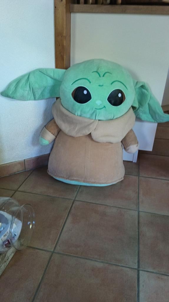 Grote Baby Yoda Knuffel - The Child uit The Mandalorian, Ophalen, Groen, Overige merken, Overige typen
