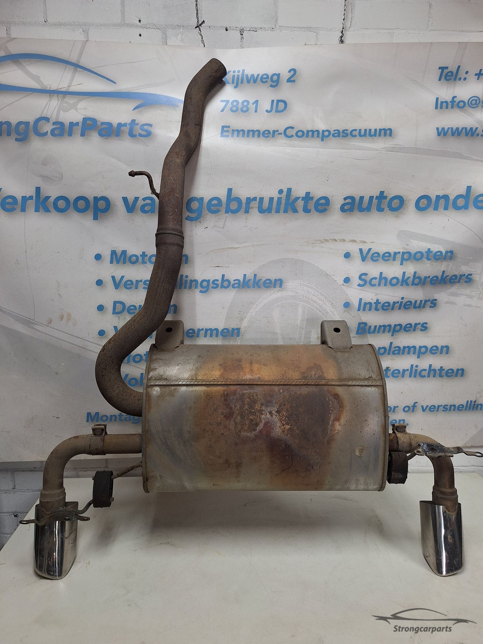 Einddemper Volvo II S60 2.0T dubbele eindpijpen 336337, Gebruikt, -, -, Ophalen of Verzenden