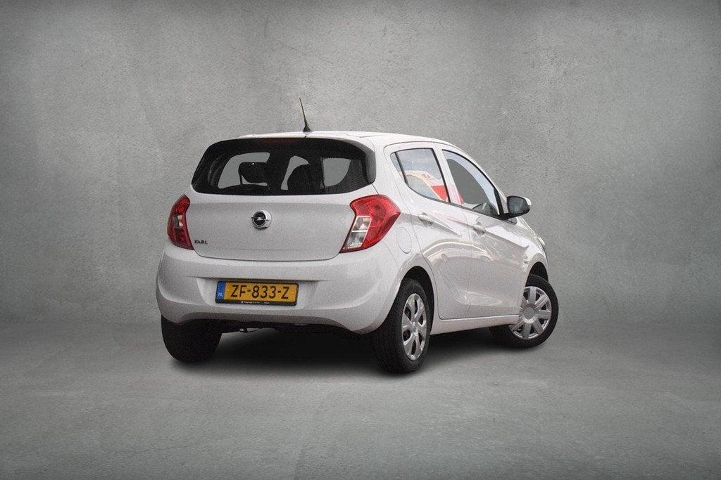 Opel KARL 1.0 ecoFLEX 120 Jaar Edition | Airco | Cruise | NL, Auto's, 839 kg, Stof, Gebruikt, Wit