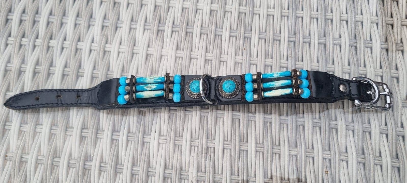 hondenhalsband De Doxtasy Blue River turquoise, Ophalen of Verzenden
