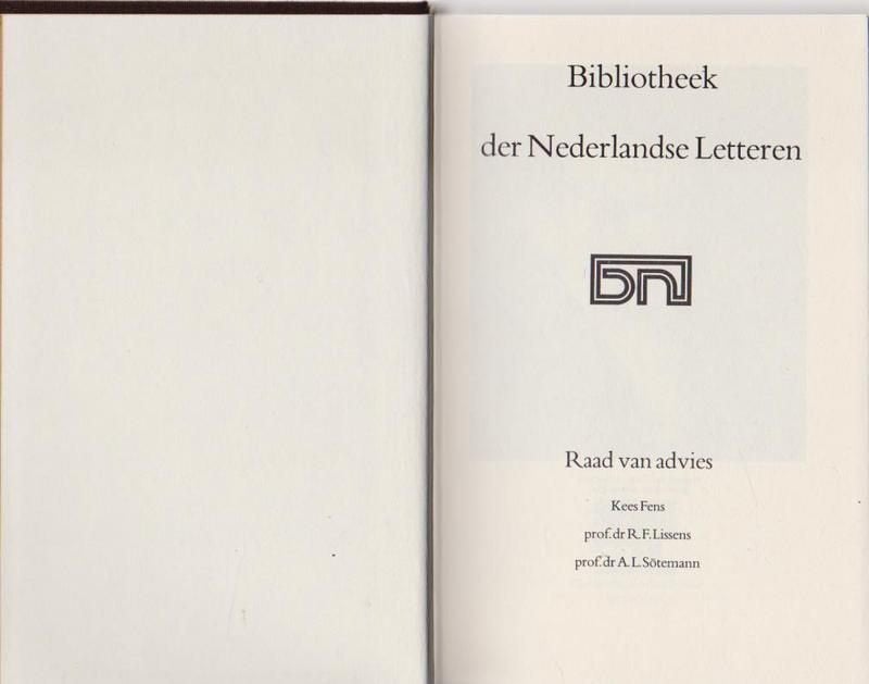 Bibliotheek der Nederlandse Letteren - zie specificatie, Ophalen of Verzenden, Zo goed als nieuw, Nederland