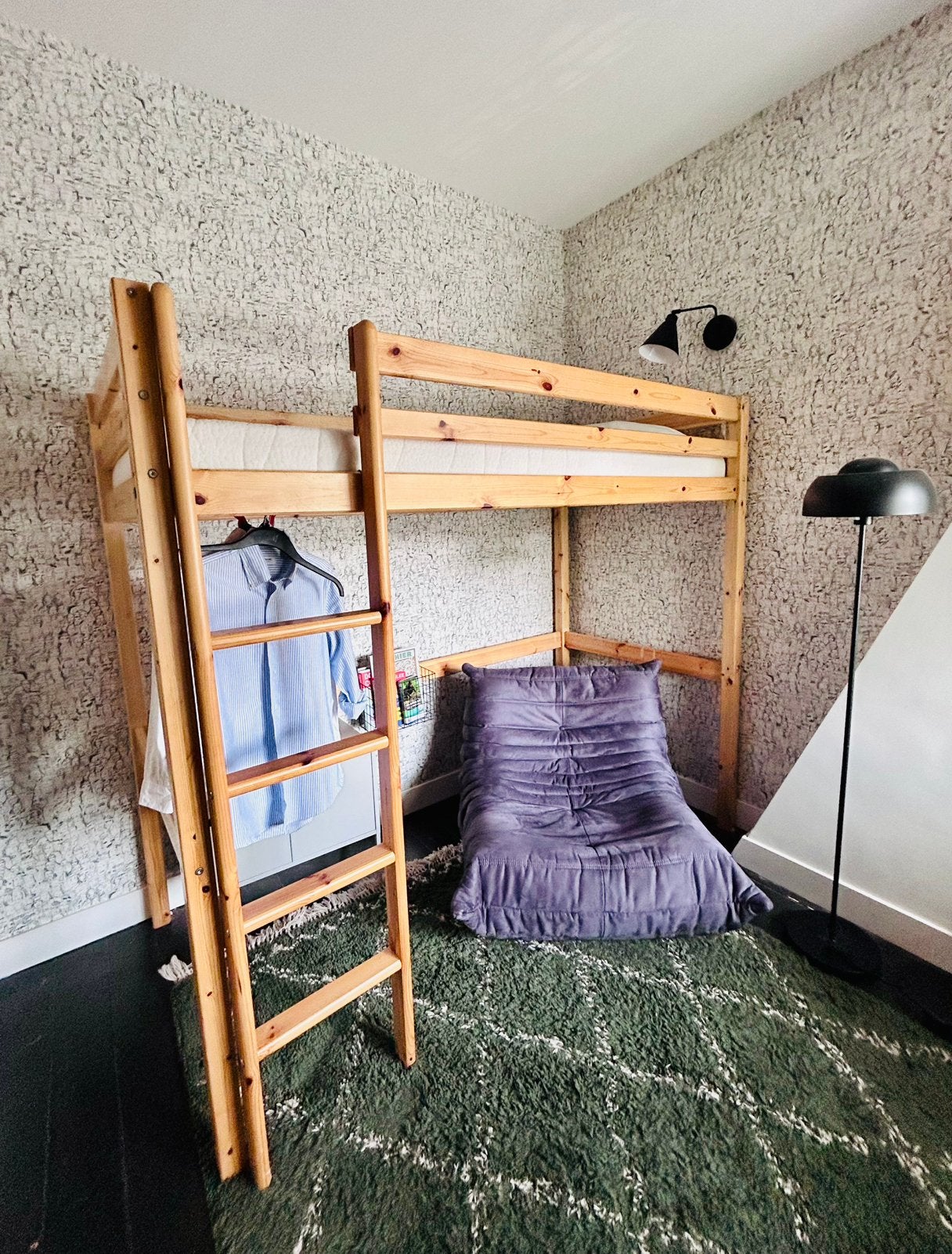 Hoogslaper incl matras, Kinderen en Baby's, Kinderkamer | Stapelbedden en Hoogslapers, Ophalen of Verzenden, Zo goed als nieuw