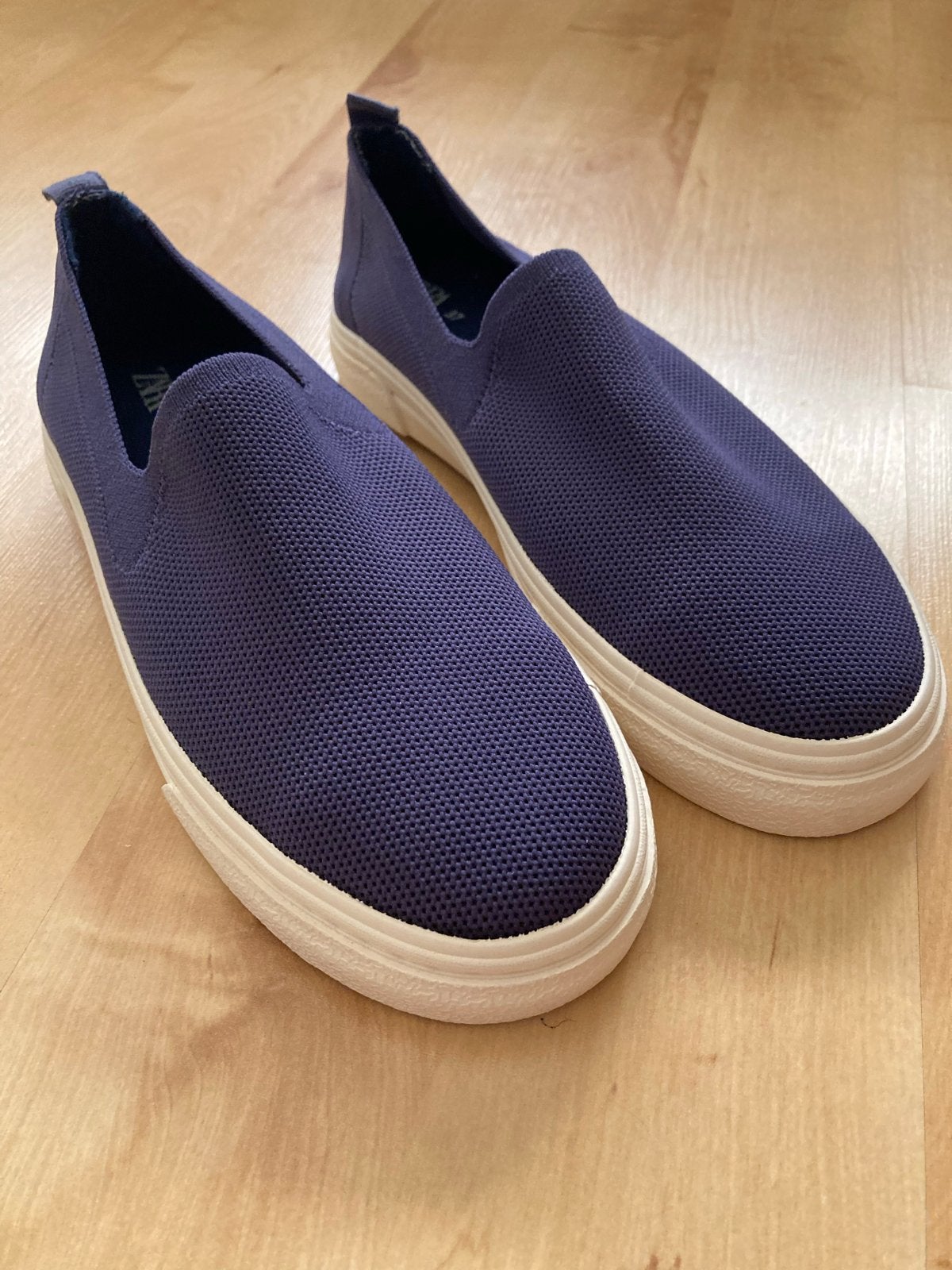 Zara Instappers Maat 37, Blauw, Instappers, Nieuw, Ophalen of Verzenden