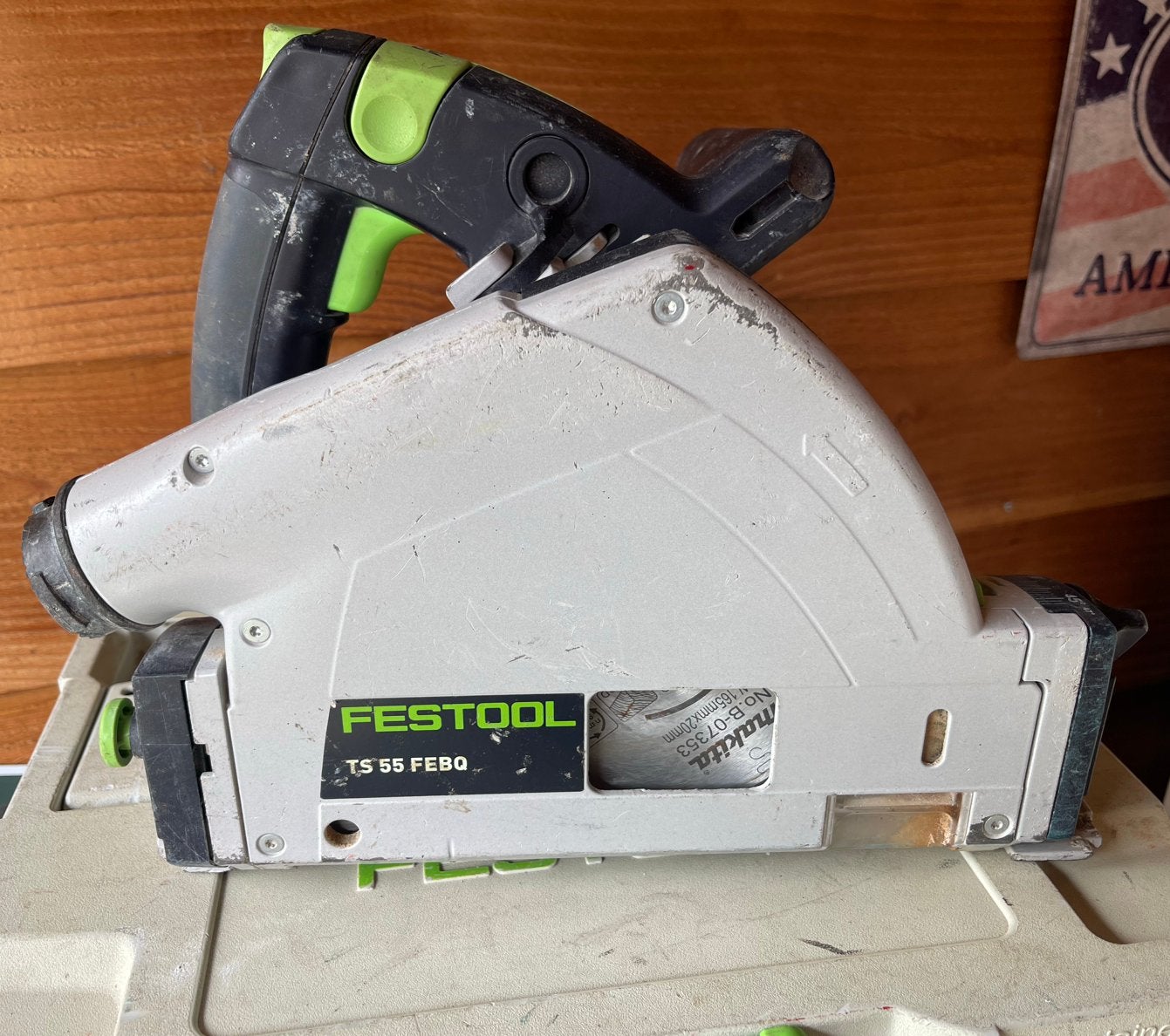 Festool invalzaag, Doe-het-zelf en Verbouw, Gereedschap | Zaagmachines, Ophalen, Invalzaag, Zo goed als nieuw, 30 tot 70 mm