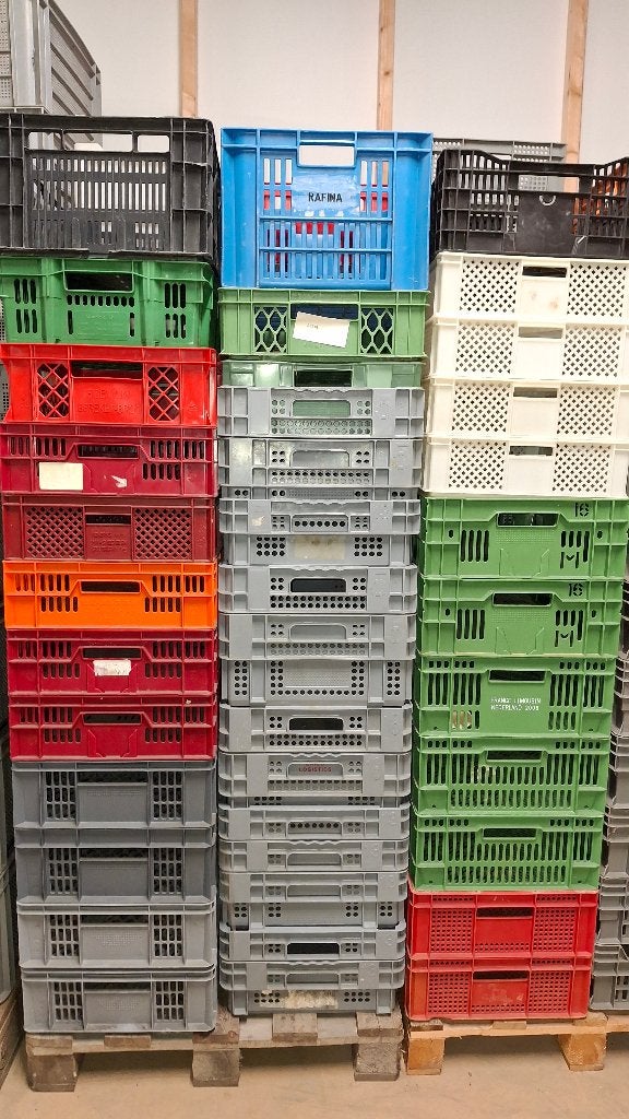 partij kratten, Doe-het-zelf en Verbouw, Kratten en Dozen, Ophalen, 40 tot 60 cm, 50 tot 75 cm, Zo goed als nieuw