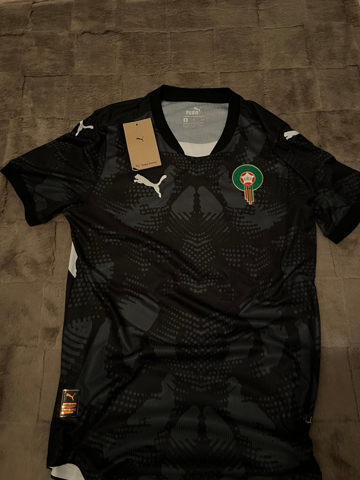 Marokkaans voetbal elftal shirt, Kleding | Heren, Ophalen of Verzenden, Nieuw, Maat 46 (S) of kleiner, Zwart