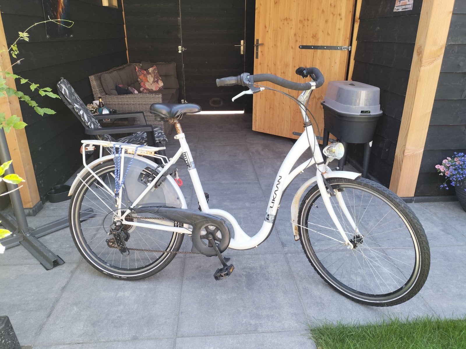 Damesfiets, Ophalen, Gebruikt, 20 inch of meer