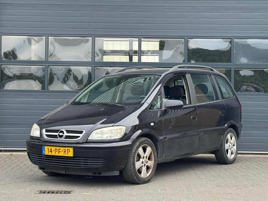 OPEL ZAFIRA 1.8-16V MAXX I MEENEEMPRIJS, Auto's, Opel, Gebruikt, Zwart, 4 cilinders, Zwart