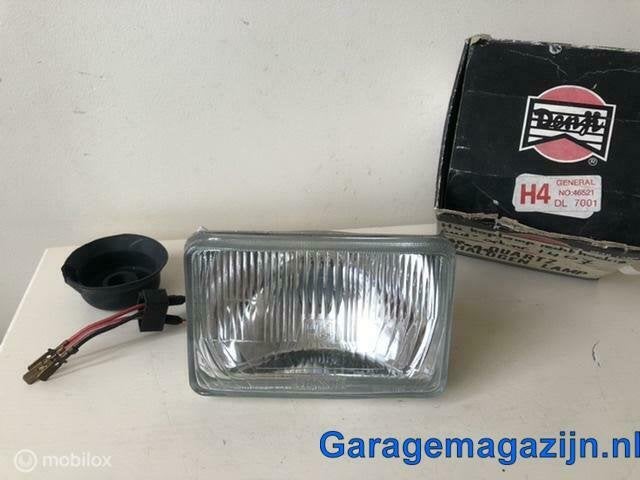 Koplamp H4 DJ7001 universeel 100 mm x 165 mm, Gebruikt, Ophalen of Verzenden