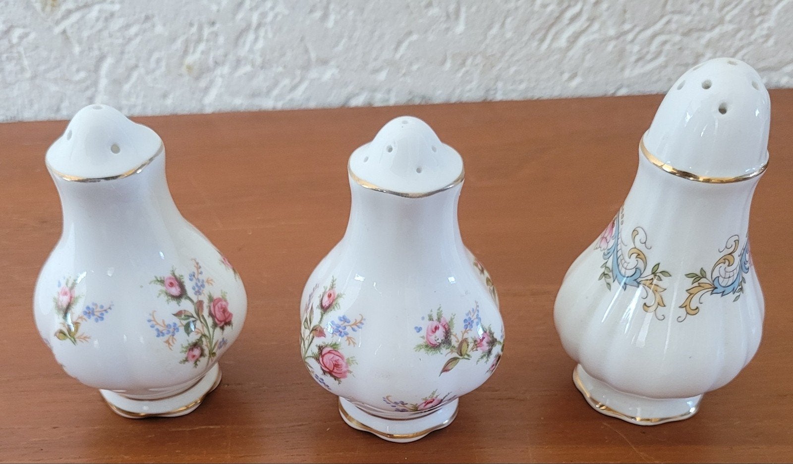 Royal Albert Aynsley Paragon bone China peper en zout, Ophalen of Verzenden, Zo goed als nieuw, Porselein, Overige typen