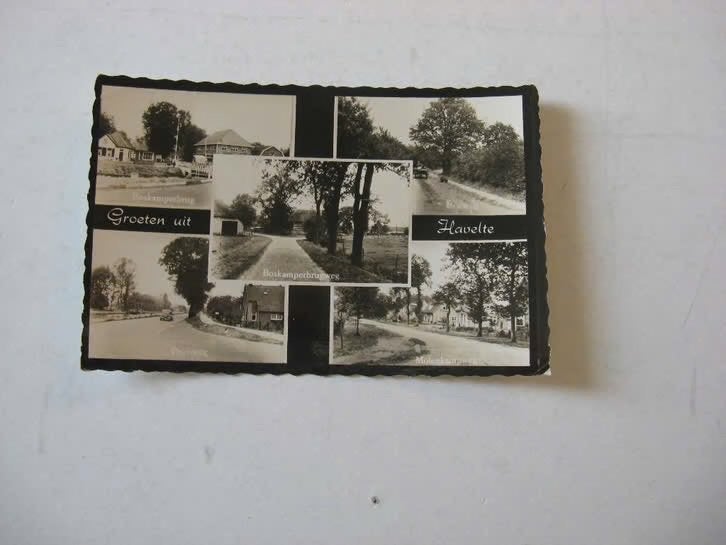 Groeten uit Havelte 5 luik, Ophalen of Verzenden, 1940 tot 1960, Gelopen, Drenthe