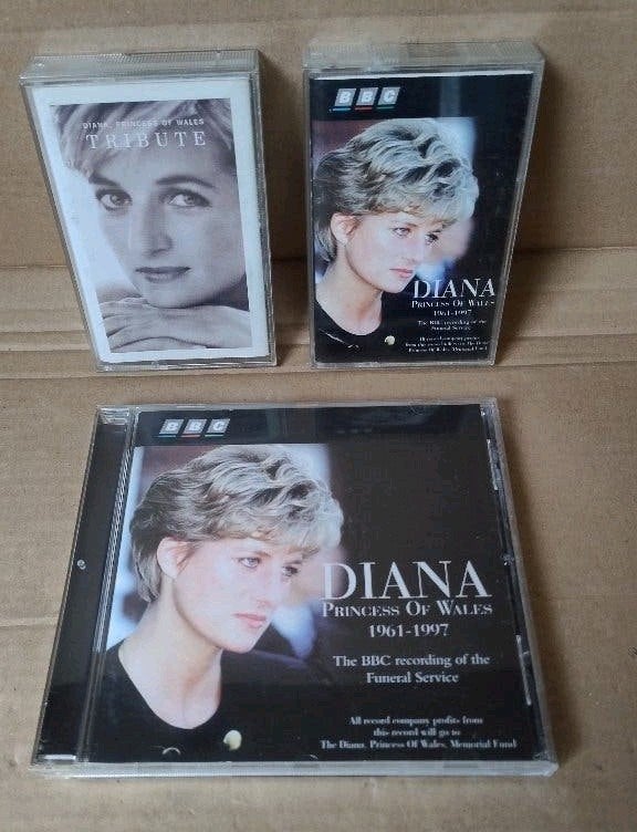 BBC CD recording funeral Prinses Diana + 2 muziekcassettes, 2 t/m 25 bandjes, Overige genres, Ophalen of Verzenden, Zo goed als nieuw