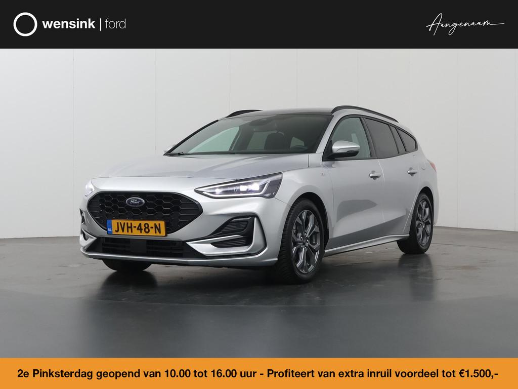 Ford Focus Wagon 1.0 EcoBoost Hybrid ST Line | Trekhaak | Pa, Auto's, Stof, Gebruikt, Euro 6, 1404 kg
